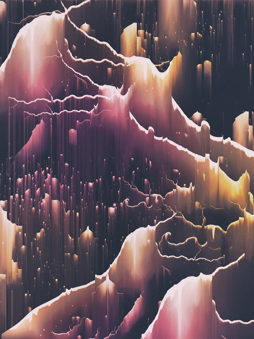 I Create Colorful Abstract Images That Look Like Celestial Dreams