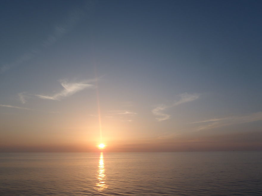 Sunset Photos I've Made While Working On Board A Cruise Ship