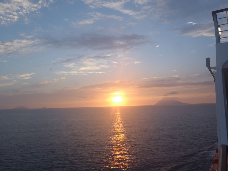 Sunset Photos I've Made While Working On Board A Cruise Ship