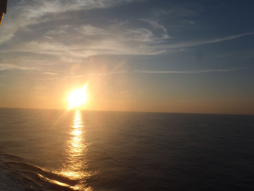 Sunset Photos I've Made While Working On Board A Cruise Ship