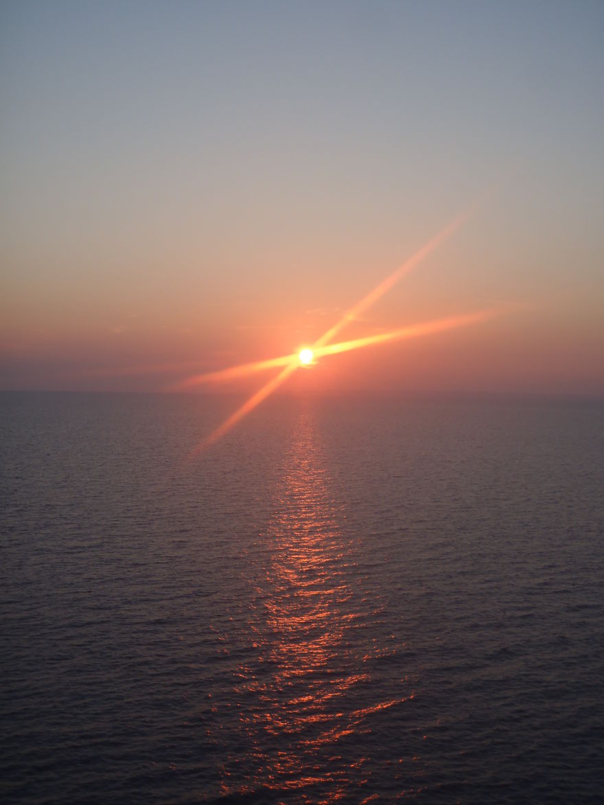 Sunset Photos I've Made While Working On Board A Cruise Ship