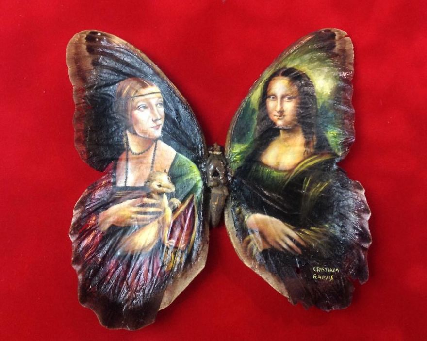 Artist Paints On Real Butterflies Wings