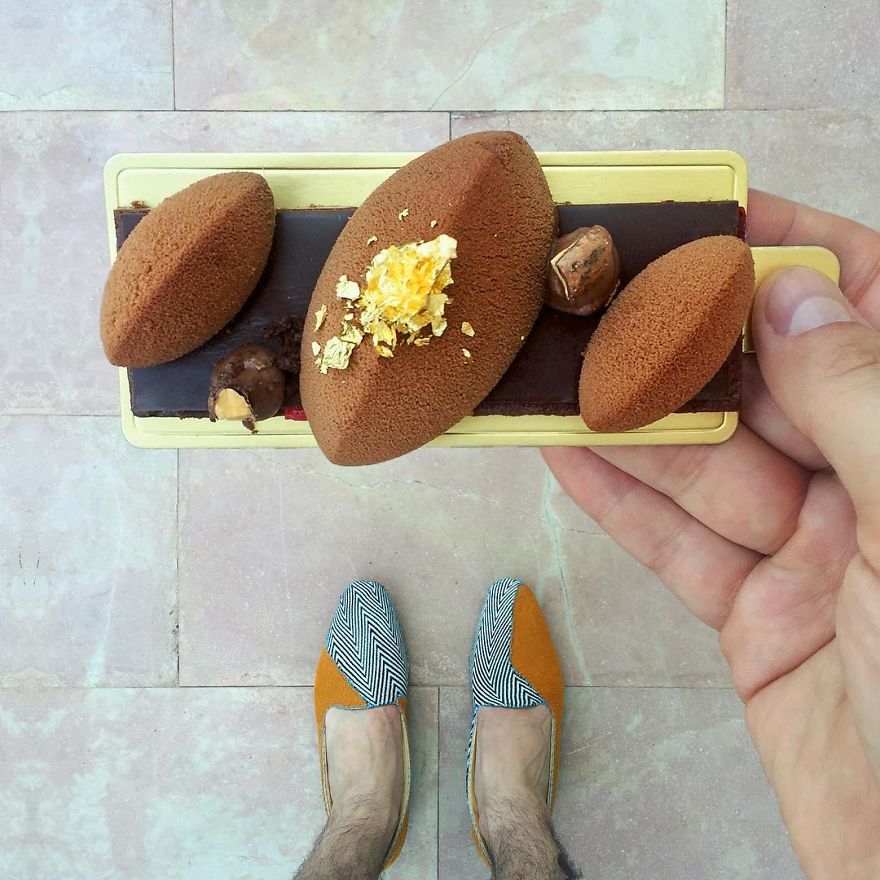 Paris Craziest Desserts For The Season Matched With Men Shoes