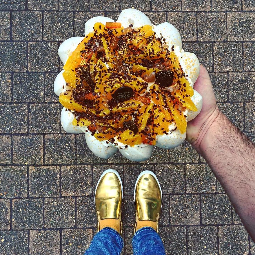 Paris Craziest Desserts For The Season Matched With Men Shoes