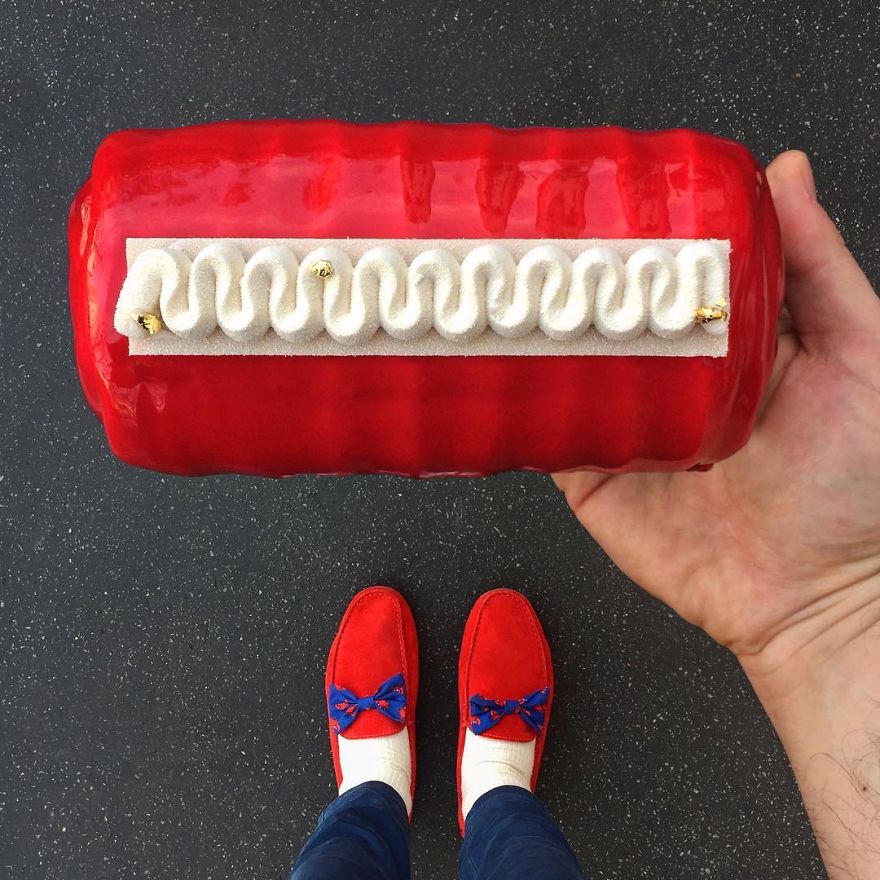 Paris Craziest Desserts For The Season Matched With Men Shoes