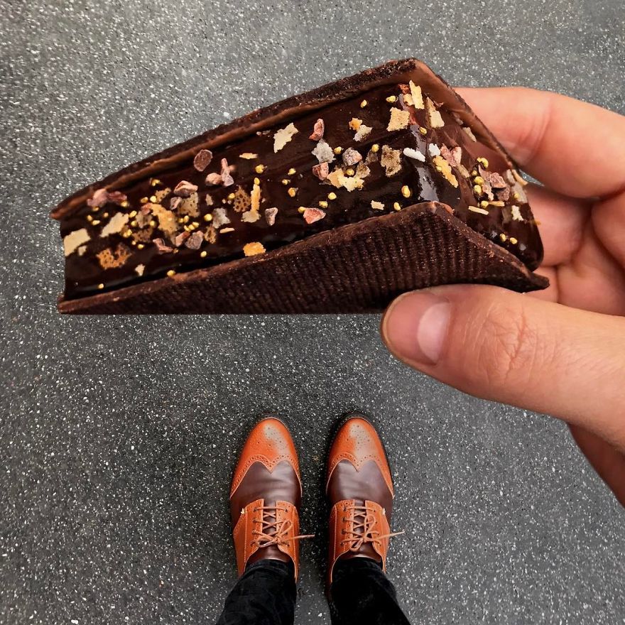 Paris Craziest Desserts For The Season Matched With Men Shoes
