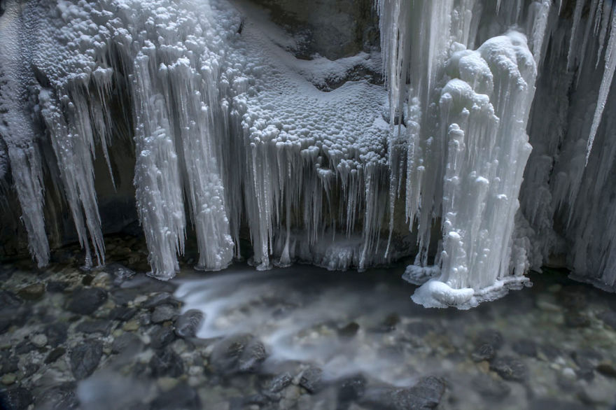 My Walk Through The Beautiful Frozen Partnachgorge
