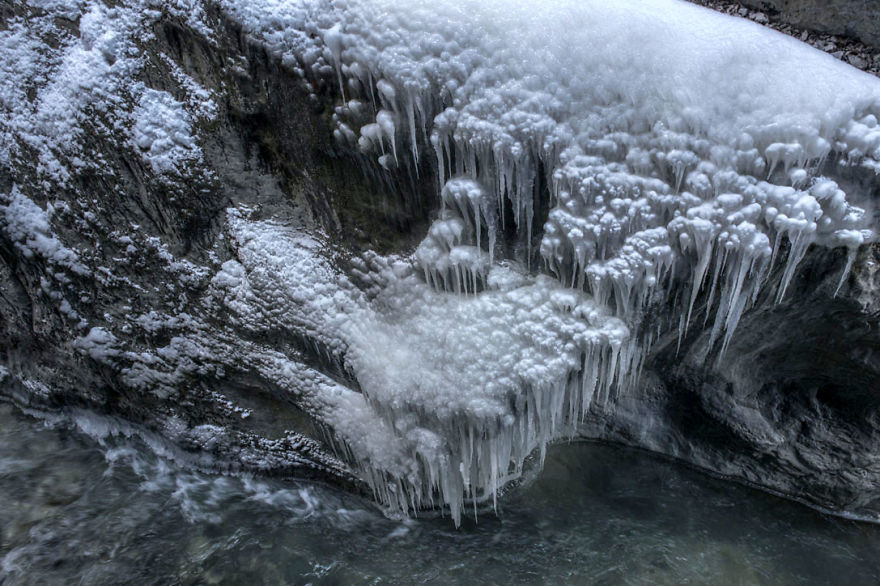My Walk Through The Beautiful Frozen Partnachgorge