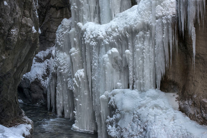 My Walk Through The Beautiful Frozen Partnachgorge
