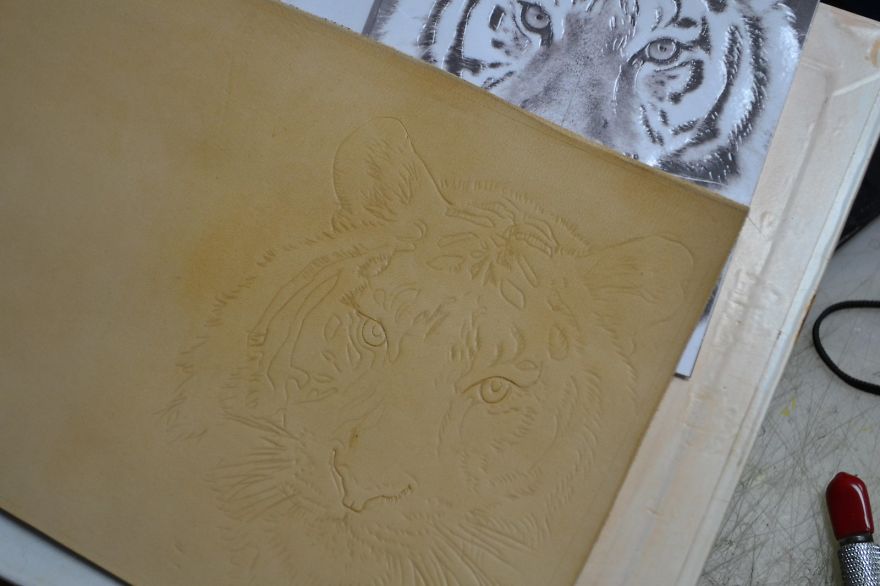 We Made This Passport Cover With A Tiger On It We Made This Passport Cover With A Tiger On It