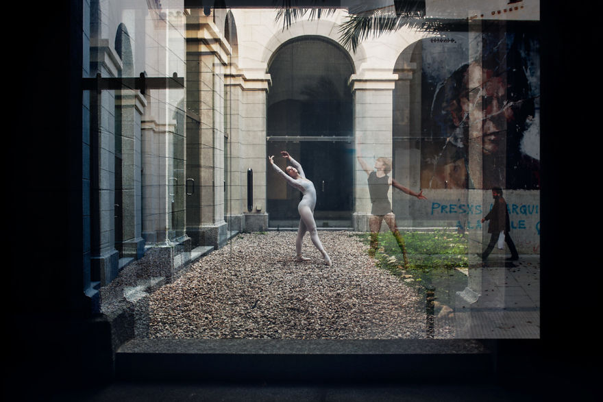 Surrealist Dancers In Madrid