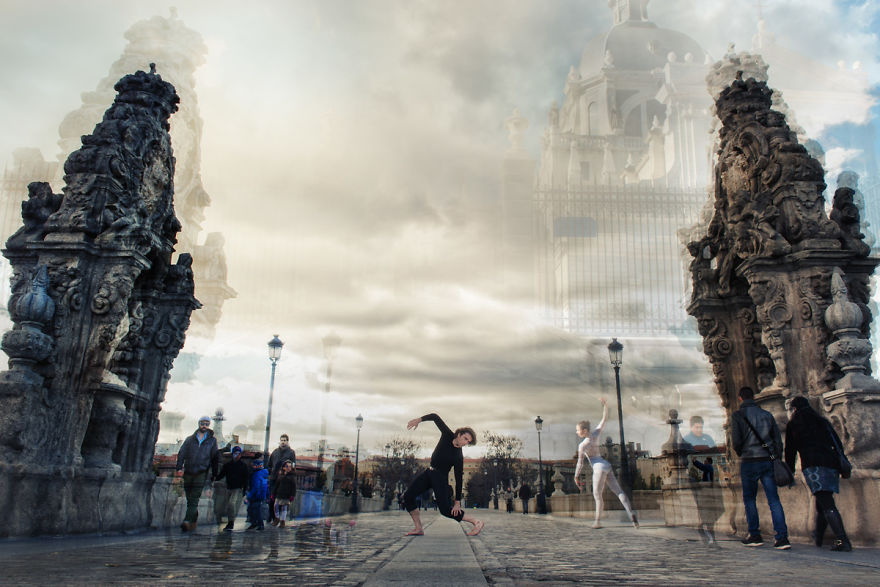 Surrealist Dancers In Madrid