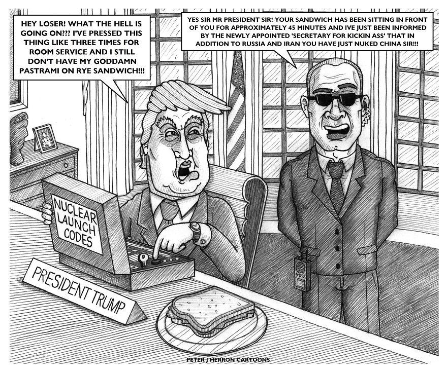 On Inauguration Day This Scottish Cartoonist Post All Of His Cartoons On The American Election Process And The Likely Outcome Once Trump Takes Office.....and Its Hilarious!!!