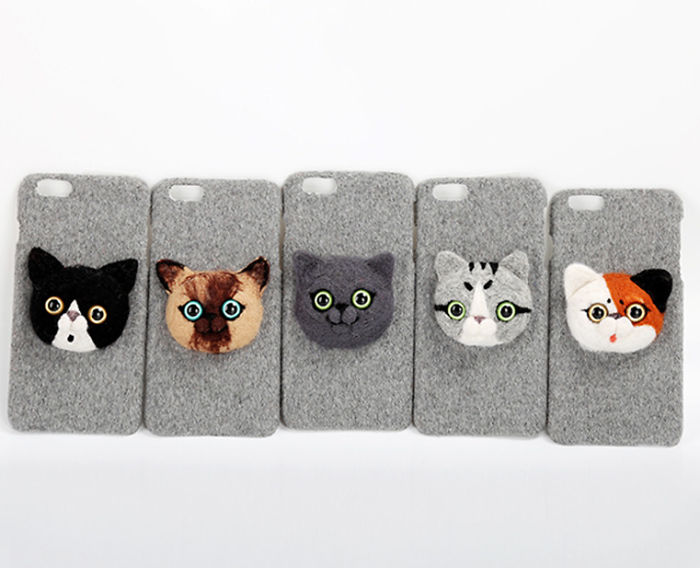 I Use Needle Felt To Create Phone Case