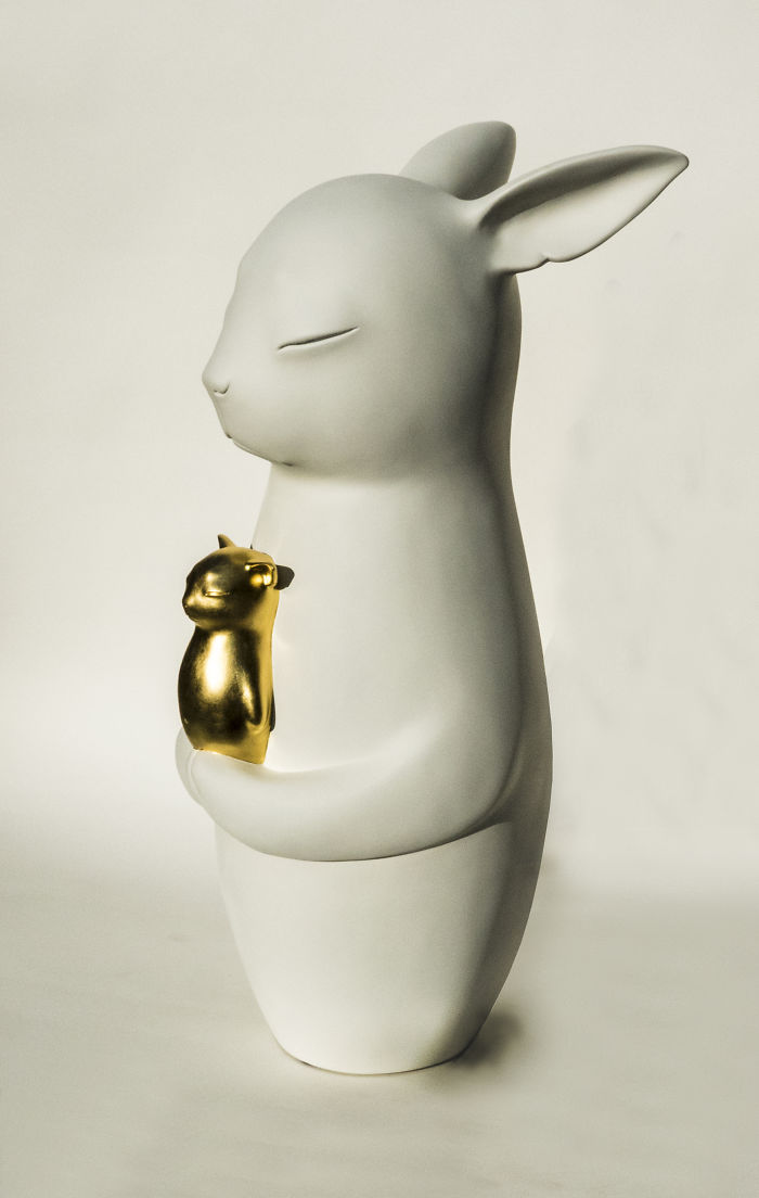 I Create Animal Sculptures From Resin Inspired By Miyazaki Creatures