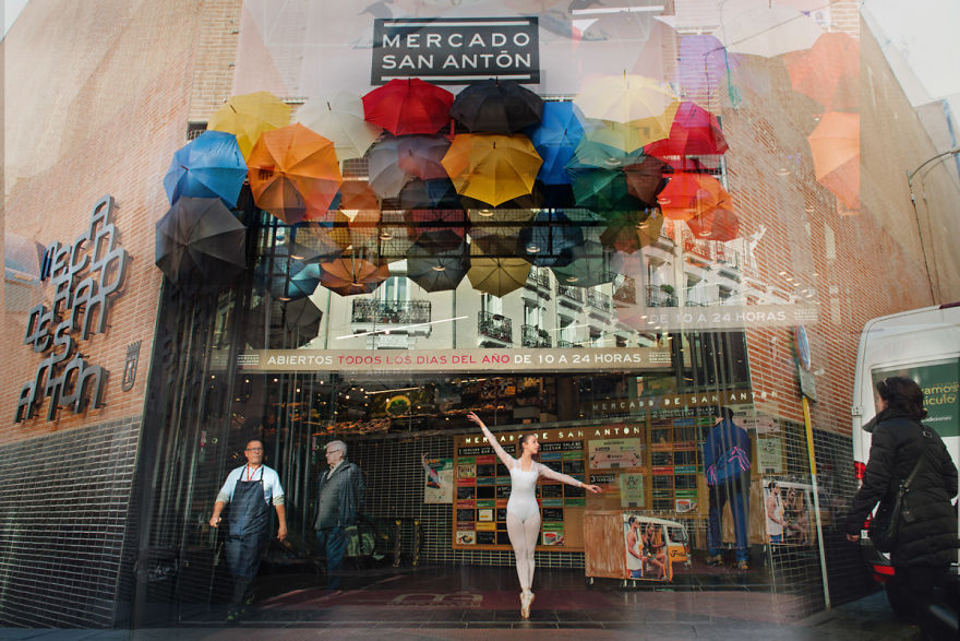 Surrealist Dancers In Madrid