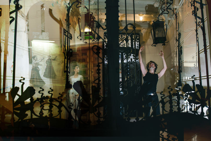 Surrealist Dancers In Madrid