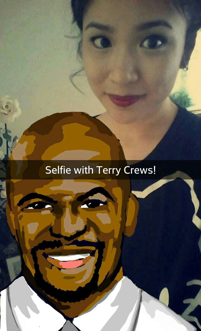 I Take Selfies With Celebrities Using Snapchat Drawing Tools