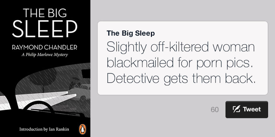 America’s Best Novels In 140 Characters Or Less