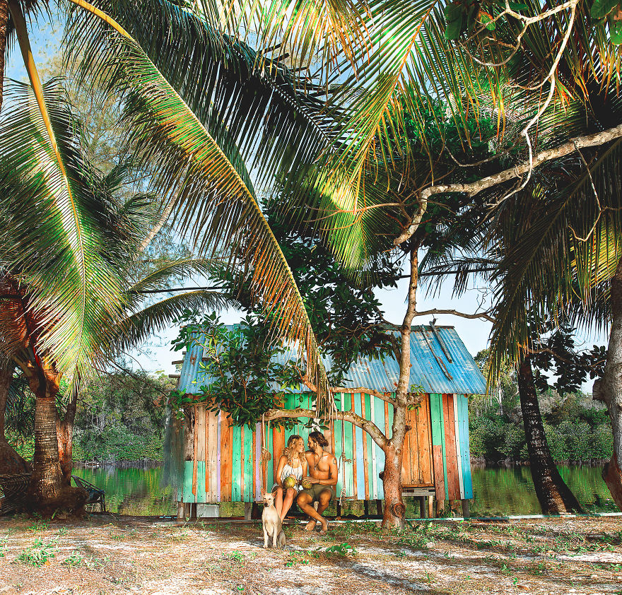 Koh Rong, Cambodia. This Picture Was Taken At Christmas Time. The Dog Was Following Us All The Way And When We Started Shooting He Started To Pose Himself Haha