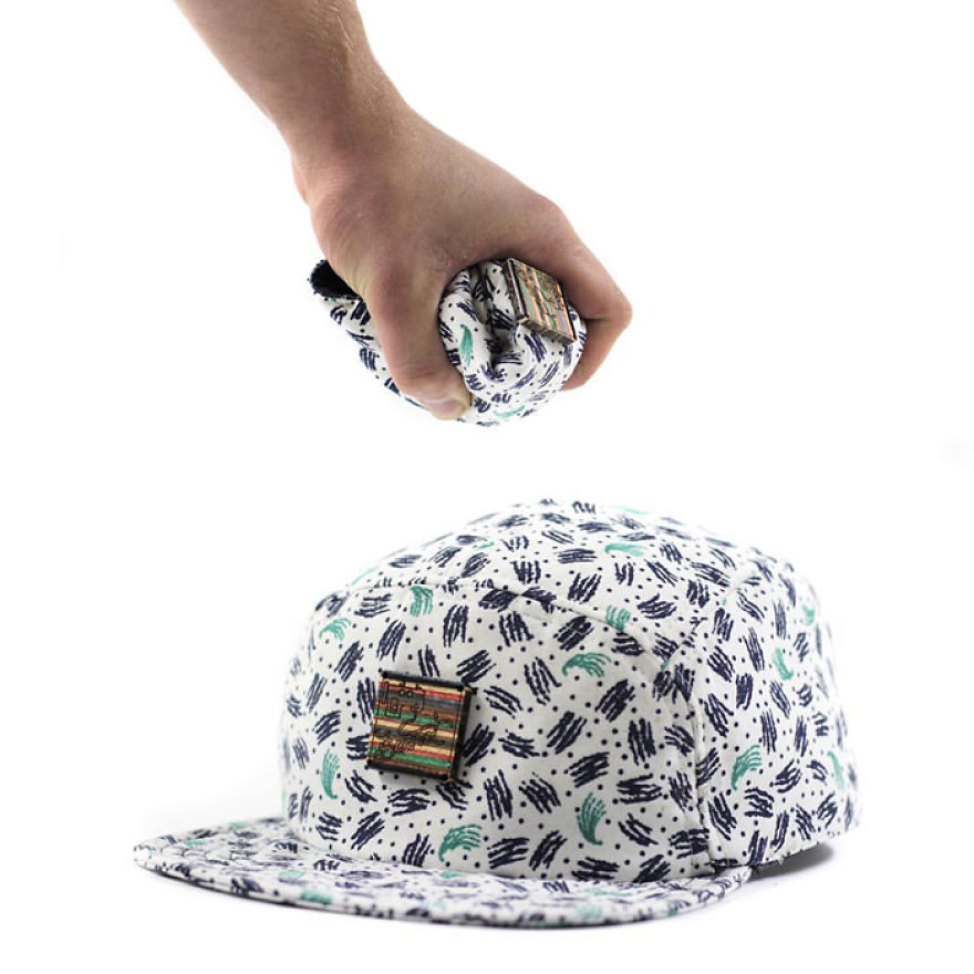 Cap Accessories Out Of Recycled Skateboards