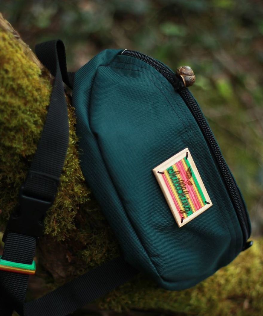 Bag Accessories Out Of Recycled Skateboards