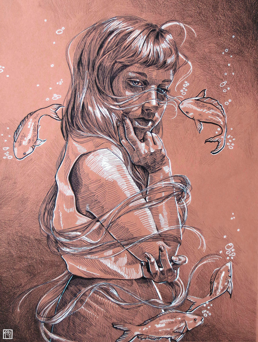 I Portrayed My Best Friend's Emotions By Drawing Them I Portrayed My Best Friend's Emotions By Drawing Them