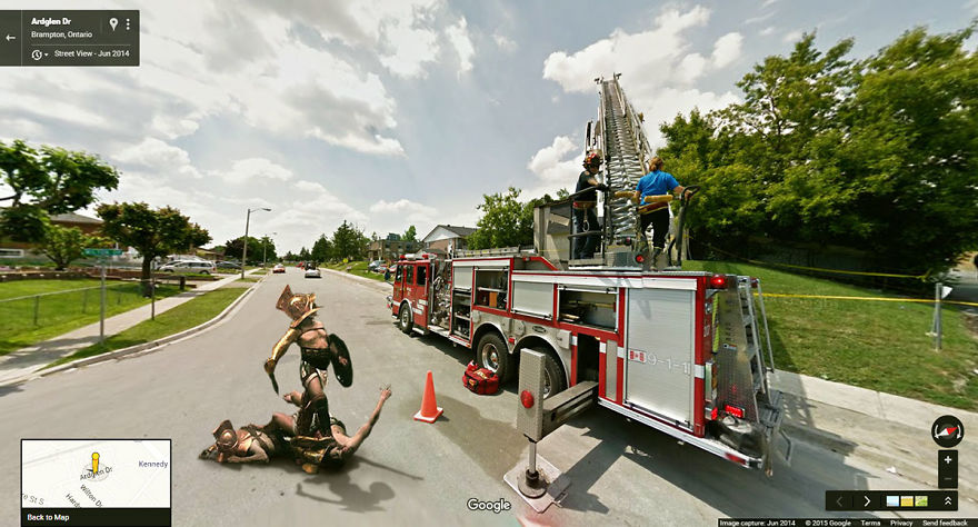 I Found Classic Paintings On The Streets With Google Street View