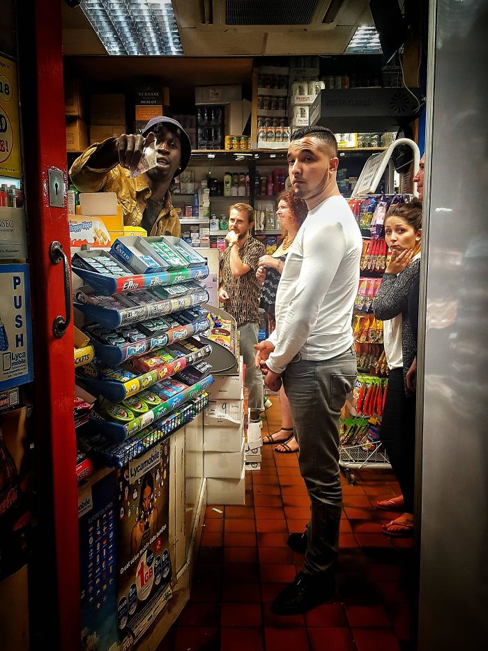 Argument In All Night Off-licence