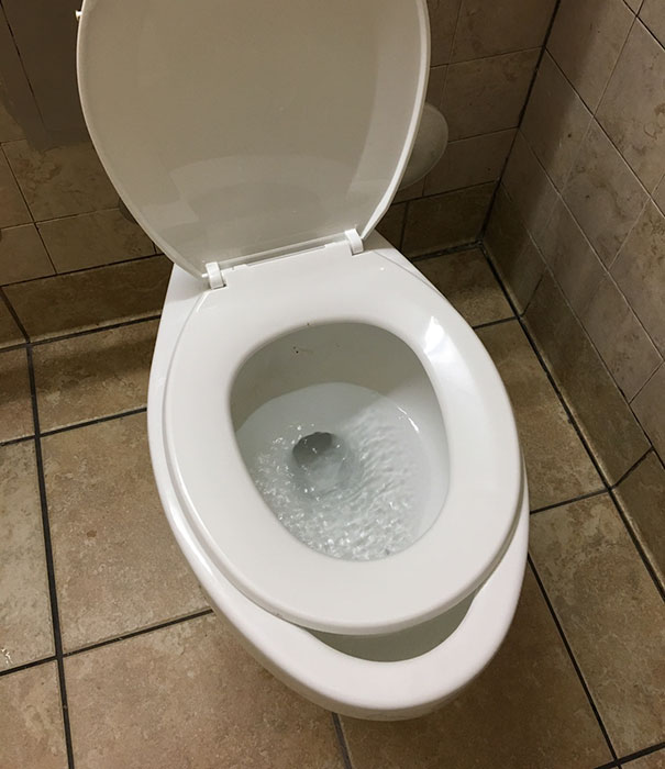 The Seat Is Smaller Than The Bowl