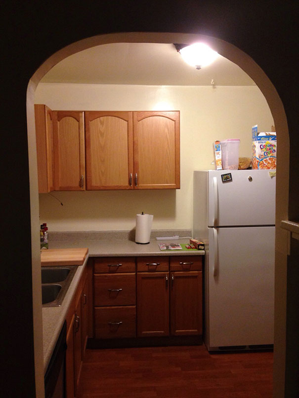 The Doorframe In My Kitchen
