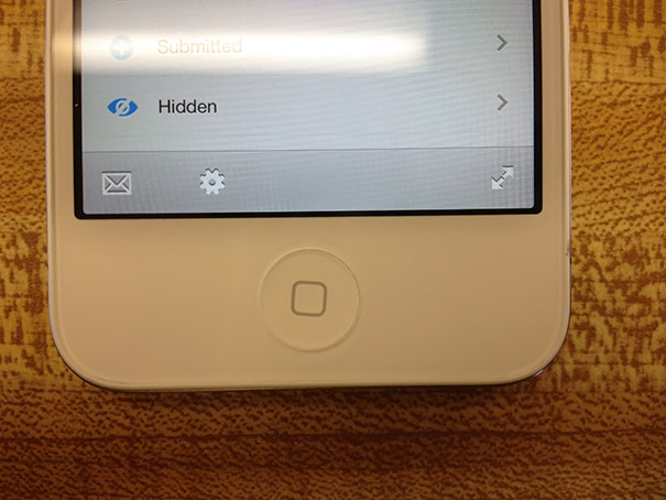 The Home Button On My Phone Is Slightly Askew