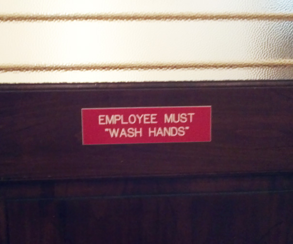 The Restroom Of A Restaurant From Yesterday. The Quotes Made Me A Little Uncomfortable