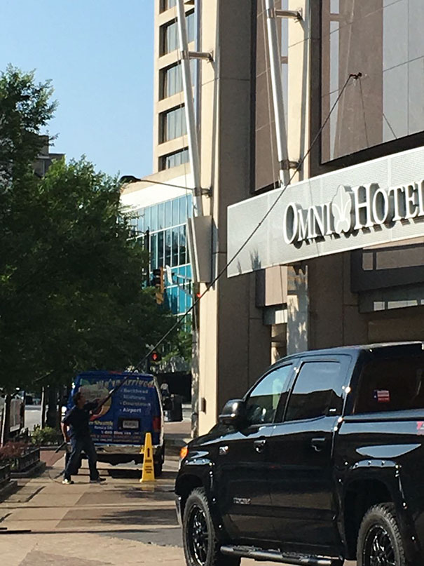 This Squeegee Is Very Long