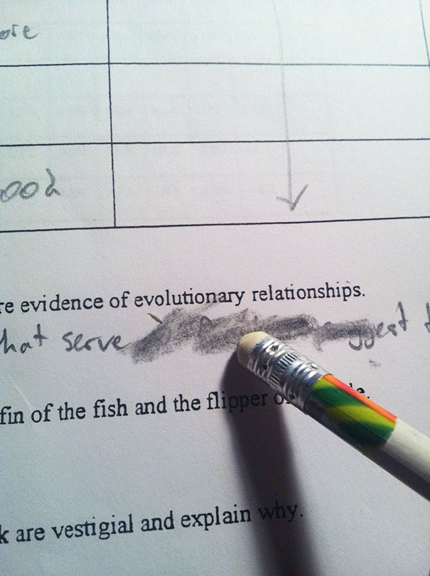 When "Erasers" Do This
