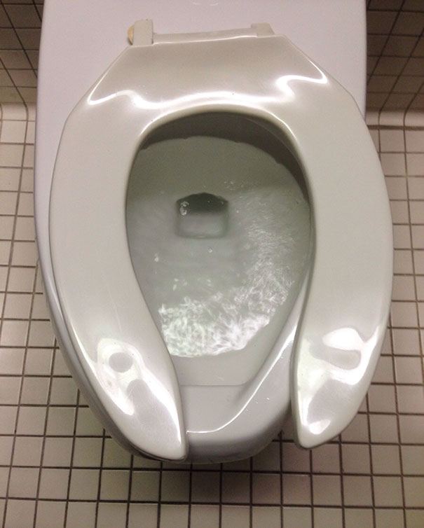 When The Toilet Seat Does This While You're On It And It Gives You A Mini Heart Attack