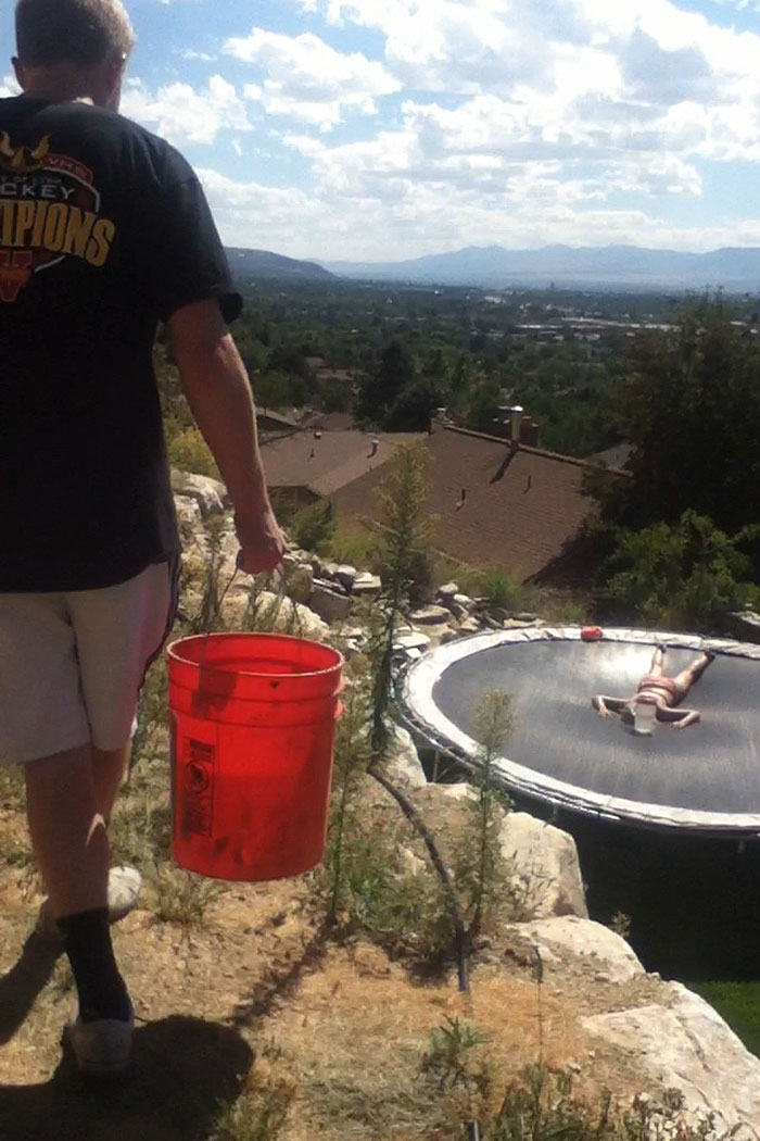 About To Volunteer My Sister For The Ice Bucket Challenge