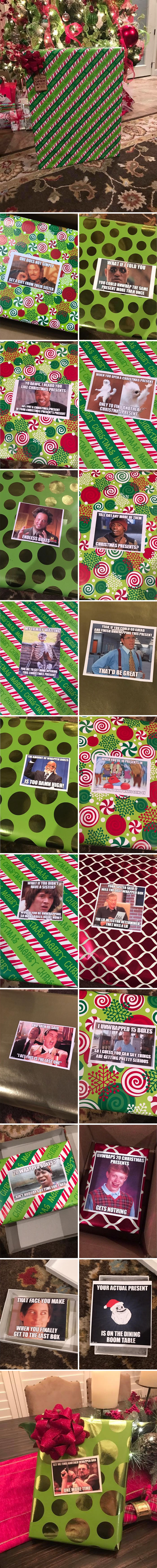 My Friend’s Sister Had Some Fun With His Gift Wrapping