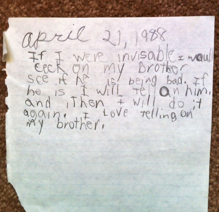 Discovered My Sister Was Pure Evil In 1988