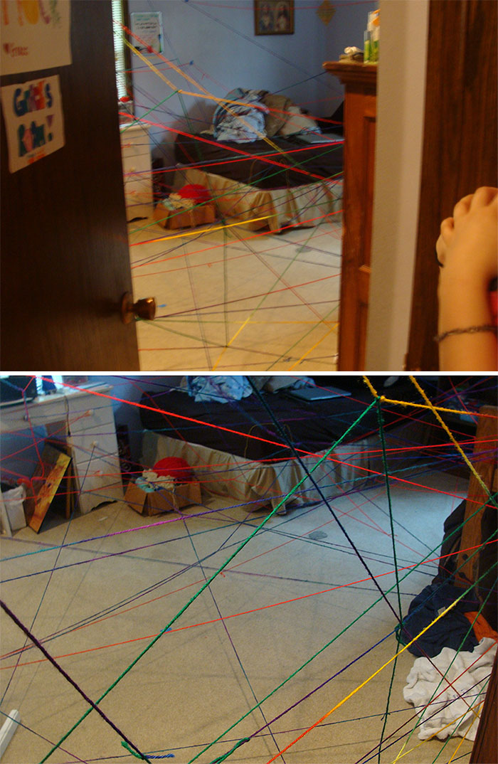 This Is What Happens When The College Siblings Are Bored At Home While The High School Freshman Is Still In School