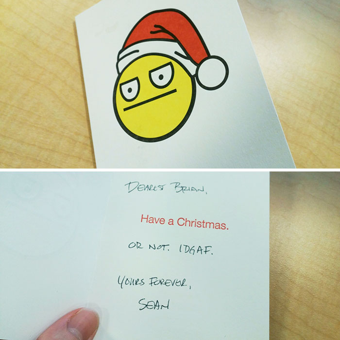 Christmas Card From My Asshole Younger Brother