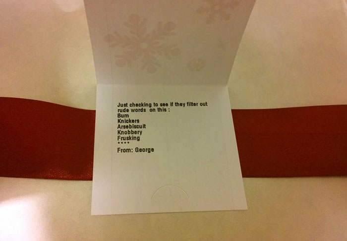 My Brother Decided To Have Some Fun With My Amazon Gift Tag