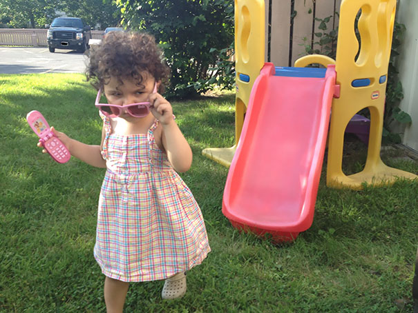 This Photo Of My Daughter Walking Away Like A Total Badass