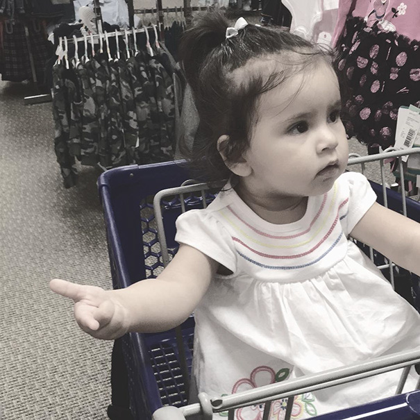 My Daughter Points With A Gun