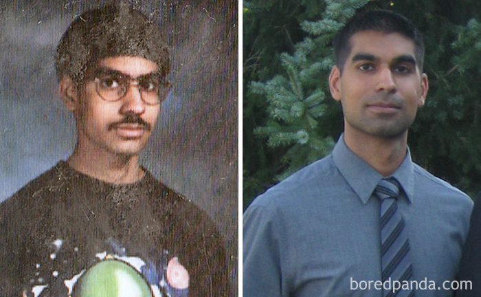 Me In Grade 9 Vs. This Summer At My Cousin's Wedding