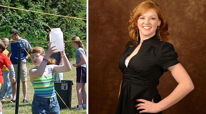 The First Pic Is Me In The Swimsuit, Playing Some Game At Summer Camp, WEARING MY HEADGEAR. Goddamn I Was Devoted To Wearing That Shit 20 Hours A Day. Major Loser. Then, After Some Awkward, Fat, Lesbian, Weird-hair Phases, We Arrive At The Second Picture