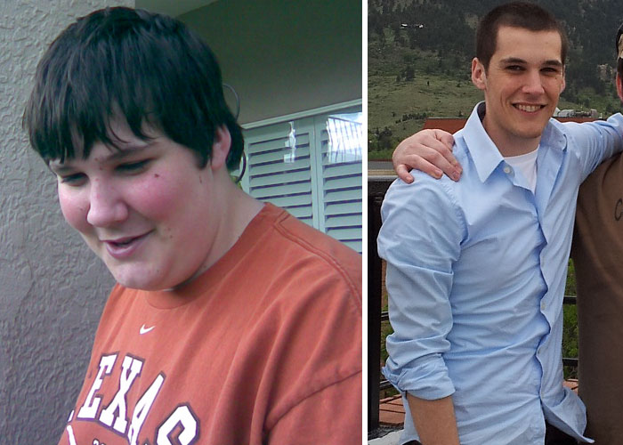 Myself At The Wonderful, And Never Awkward, Age Of 15. And Here's Me 6 Years Later At 21 Years Old. Perhaps It Wasn't "Ugly Duckling," As Much As It Was "Kind Of Overweight Duckling."