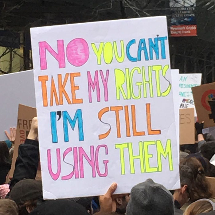 Women's March Signs