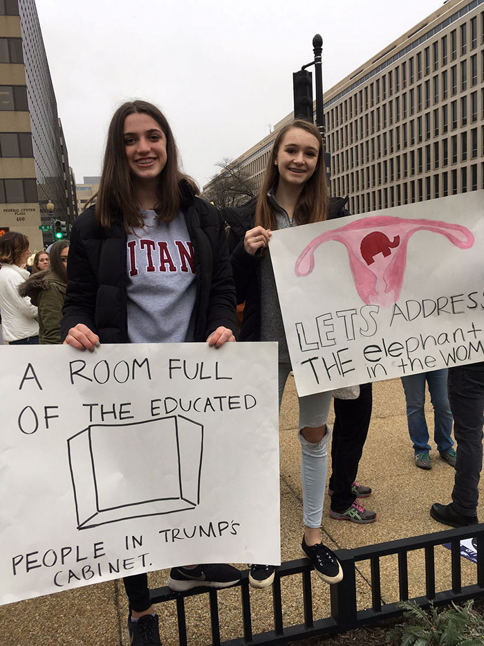 Women's March Signs