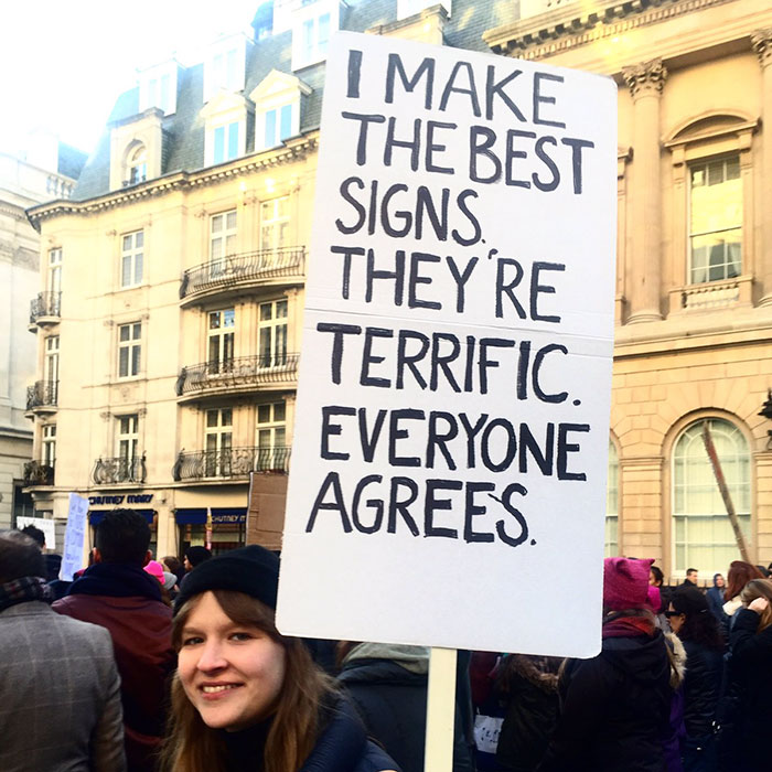 Women's March Signs